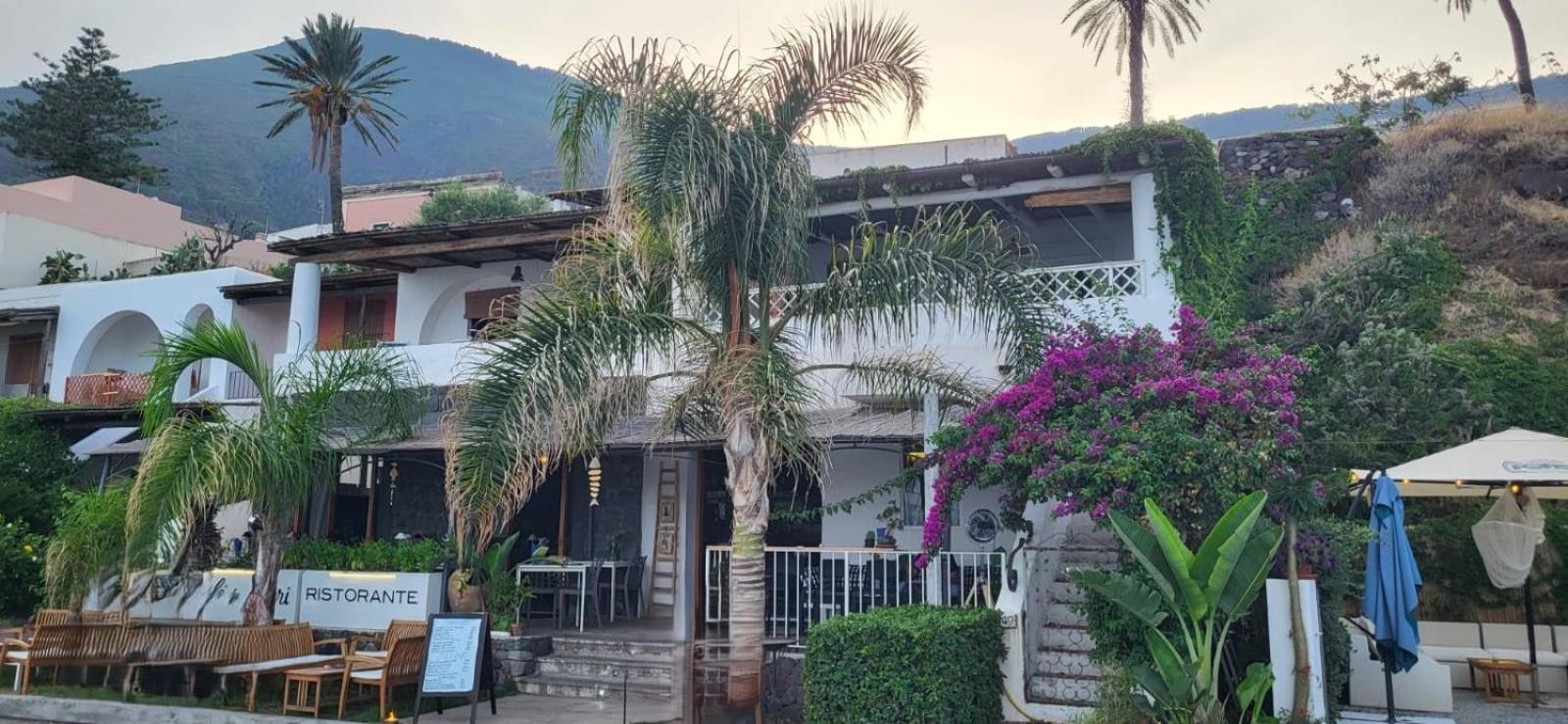 Ferienwohnung La Terrazza Sul Mare Santa Marina Salina Exterior foto